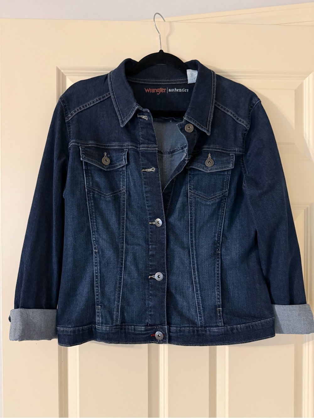 Wrangler Navy Blue Women's Denim Jacket